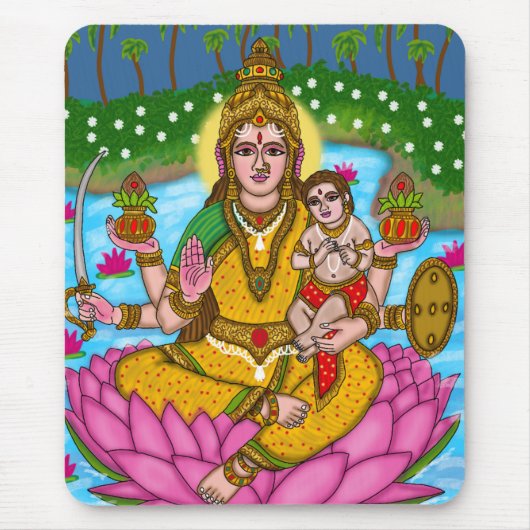 Tapis de souris Mahalakshmi (Devant)