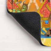 Tapis De Souris Mahishasur Mardini Durga (Coin)