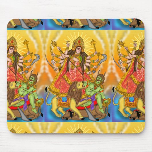 Tapis De Souris Mahishasur Mardini Durga (Devant)
