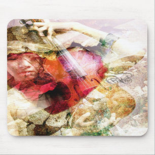 Tapis De Souris M'ai fait ne pas croire (violon Mousepad)