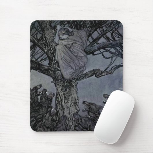Tapis De Souris Maiden & Wolves Mousepad (Avec souris)