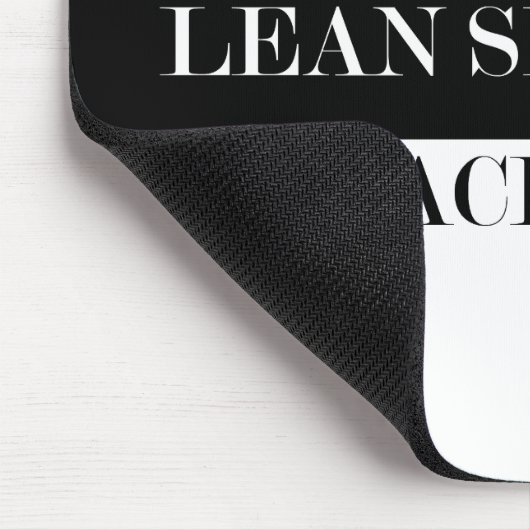 Tapis De Souris Maigre certifié six sigmas (Coin)