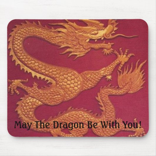 Tapis De Souris Mail de chance de dragon (Devant)