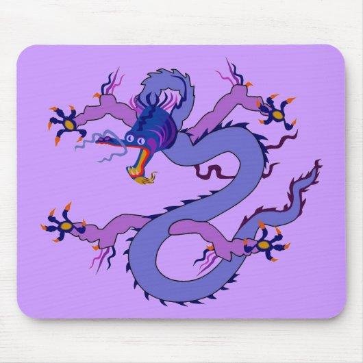 Tapis De Souris Mail de chance de dragon (Devant)