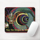 Tapis De Souris Mail de chance de dragon (Avec souris)