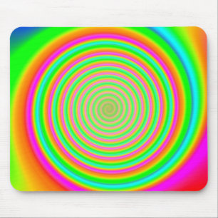 Tapis De Souris Maillage de couleur 9 spiral Mousepad