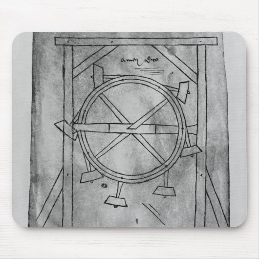 Tapis De Souris Maillets et roue de mouvement censément perpétuel (Devant)