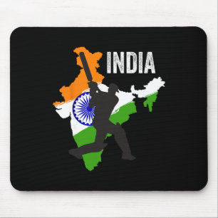 Tapis De Souris Maillot de cricket indien amateur de l'équipe de c