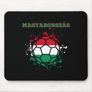 Tapis De Souris Maillot de fan de football hongrois drapeau hongro