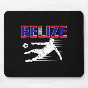 Tapis De Souris Maillot de fans de football de Belize Fier Belizie