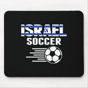 Tapis De Souris Maillot de supporters de football d'Israël fiers -