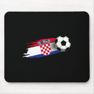 Tapis De Souris Maillot Drapeau Croatie Équipe De Football Croate