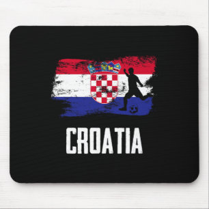Tapis De Souris Maillot Drapeau Croatie Équipe De Football Croate