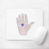 Tapis De Souris Main avec l'oeil (Avec souris)