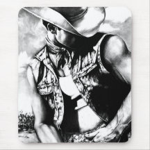 Main d'art - dessiné masculin cowboy occidental co
