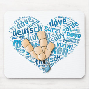 Tapis De Souris Main de Deaf