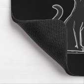 Tapis De Souris Main de squelette de chat noir Boop Performance Ha (Coin)