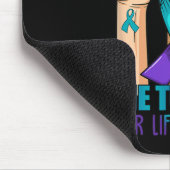 Tapis De Souris Main J'Ai Le Temps D'Écouter La Prévention Du Suic (Coin)