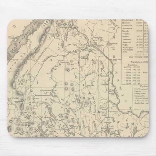 Tapis De Souris Maine 4 (Devant)