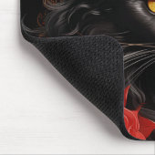 Tapis De Souris Maine Coon chat avec fleurs (Coin)