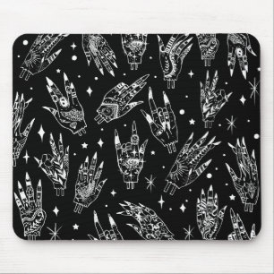 Tapis De Souris Mains de cuisine gothique flottantes