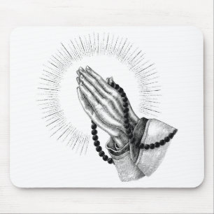 Tapis De Souris Mains de prière