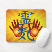 Tapis De Souris Mains de Reiki (Avec souris)