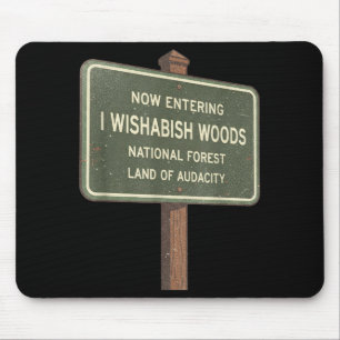 Tapis De Souris Maintenant, entrée dans la forêt nationale de I Wi