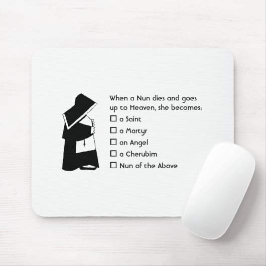 Tapis De Souris Maintenant Fun — humour pur, Maintenant Heaven Jok (Avec souris)