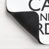 Tapis De Souris Maintenez calme et allez Birding (Coin)