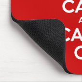Tapis De Souris Maintenez calme et continuez Mousepad (Coin)