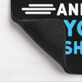 Tapis De Souris Maintenez le calme et faites vos feuilles de temps (Coin)