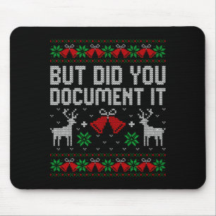 Tapis De Souris Mais l'avez-vous fait drôle Bureau Noël Pull Ugly