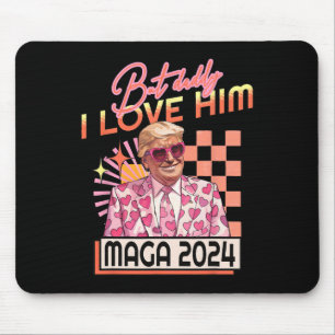 Tapis De Souris Mais Papa Je L'Aime Mega 2024 Donald Trump Retour