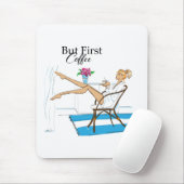 Tapis De Souris Mais Premier café Mousepad (Avec souris)