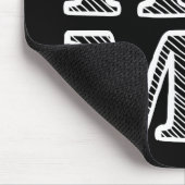 Tapis De Souris Maison de base-ball (Coin)