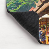 Tapis De Souris Maison de café javanaise (Coin)