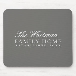 Tapis De Souris Maison de la famille du charbon