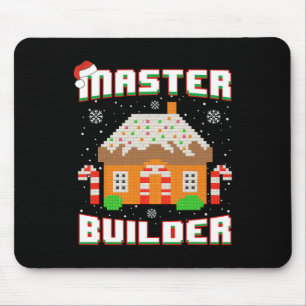 Tapis De Souris Maison de pain d'épices du maître de construction