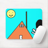 Tapis De Souris Maison de poulets (Avec souris)