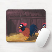Tapis De Souris Maison de poulets de dessin (Avec souris)