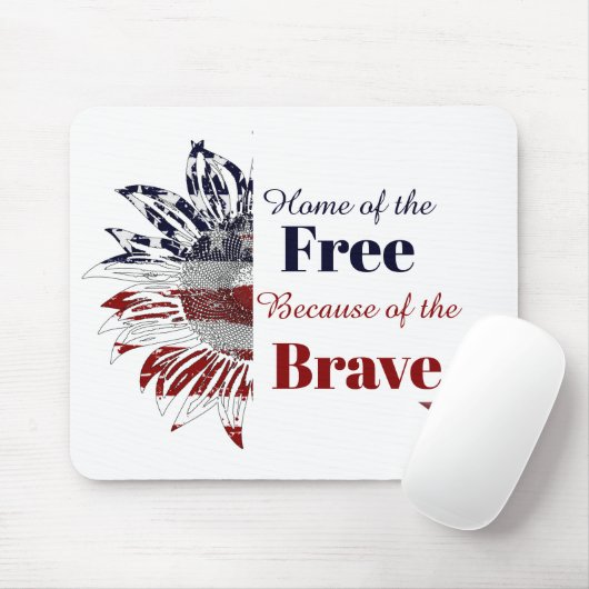 Tapis De Souris Maison des libres grâce aux braves,   (Avec souris)