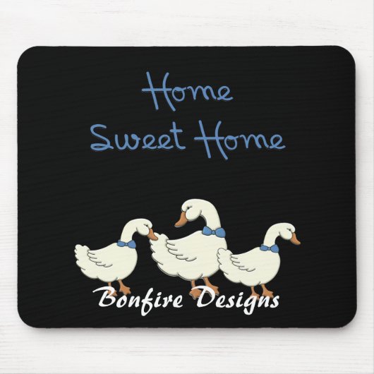Tapis De Souris Maison douce à la maison (Devant)