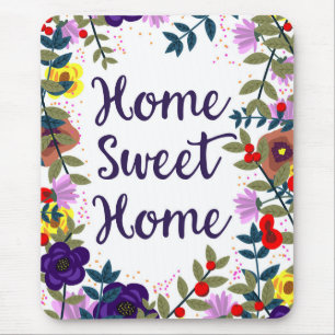 Tapis De Souris Maison Douce Maison Récif Floral