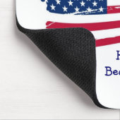 Tapis De Souris Maison du Drapeau Ondulé Libre (Coin)