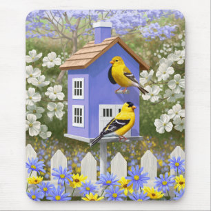 Tapis De Souris Maison flower garden