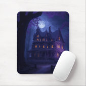 Tapis De Souris Maison hantée sur la colline (Avec souris)