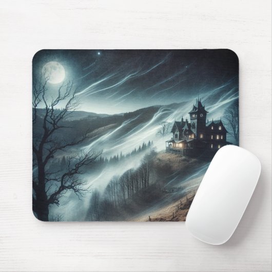 Tapis De Souris Maison haunted (Avec souris)