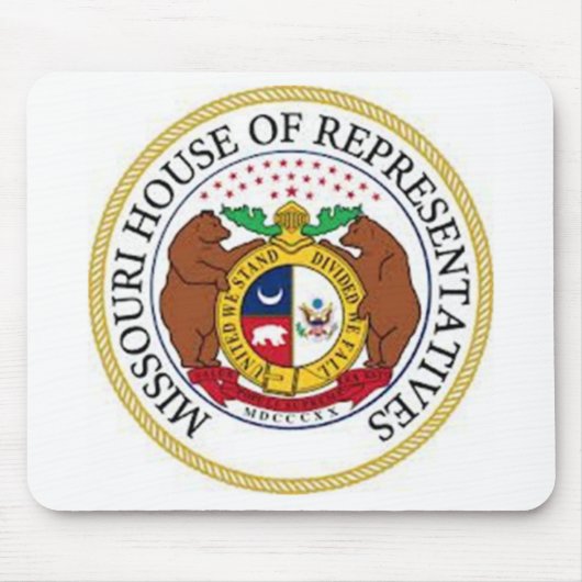 TAPIS DE SOURIS MAISON MISSOURI DES REPRÉSENTANTS (Devant)