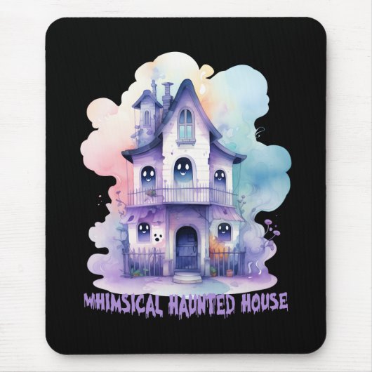 Tapis De Souris Maison Whimsical Haunted (Devant)